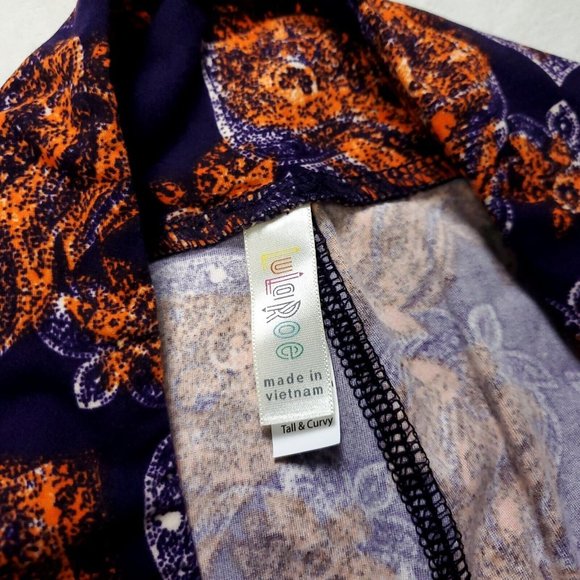 NWOT LulaRoe Tall & Curvy Leggings  Womens Plus Size TC One Size  Multicolor - Picture 4 of 5